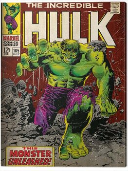 Stampa su tela Incredible Hulk - Monster Unleashed