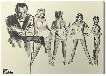 Leinwand Poster James Bond - Dr. No