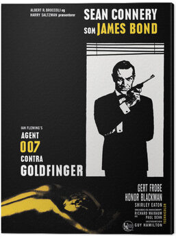 Canvas James Bond - Goldfinger - Window