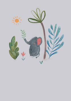 Ilustrace Jungle elephant