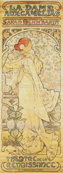 Kunstdruk "La Dame aux Camélias", with Sarah Bernhardt