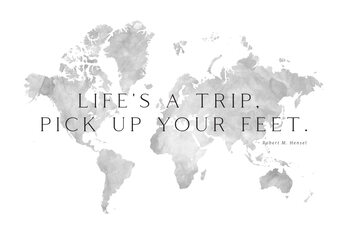 Mapa Life's a trip world map