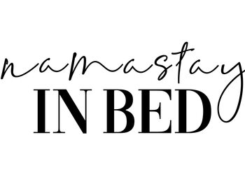 Ilustrare Namastay in bed
