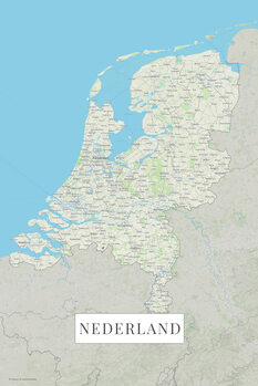 Mapa Nederland color
