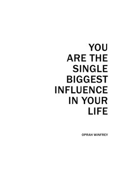 Leinwand Poster oprah quote1