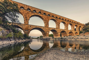 Konstfotografering Pont Du Gard