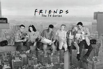 Slika na platnu Prijatelji - Ručak na neboderu