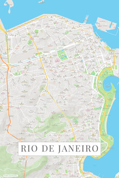 Carte Rio de Janeiro color