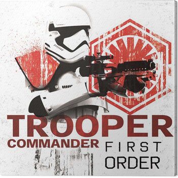 Billede på lærred Star Wars The Last Jedi - Tooper Commander First Order