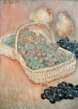 Kunstdruk The Basket of Grapes, 1884