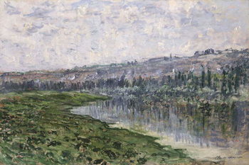 Konsttryck The Seine and the Hills of Chantemsle; La Seine et les Coteaux de Chantemsle