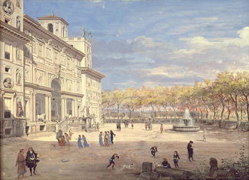 Kunsttryk The Villa Medici, Rome, 1685