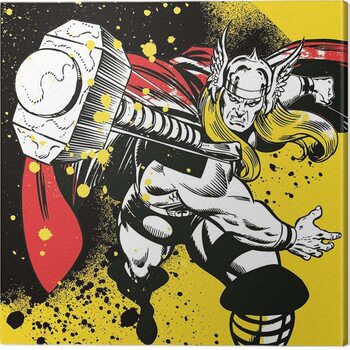 Leinwand Poster Thor - Splatter