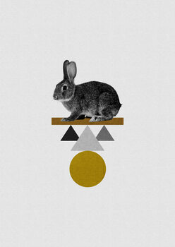 Ilustrare Tribal Rabbit