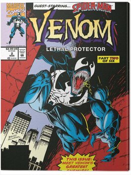 Billede på lærred Venom - Lethal Protector Comic Cover