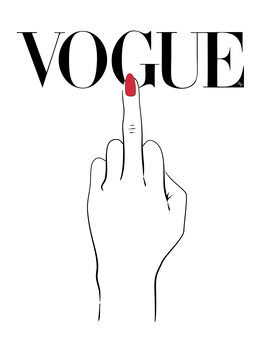 Ilustrace Vogue