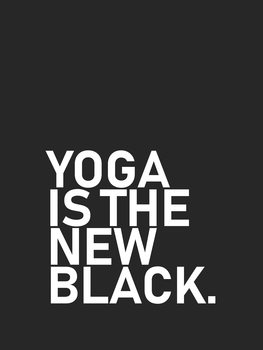 Illustrazione yoga is the new black