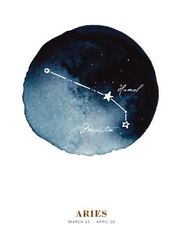 Ilustrace Zodiac - Aries