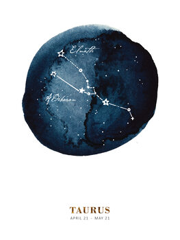 Illustration Zodiac - Taurus