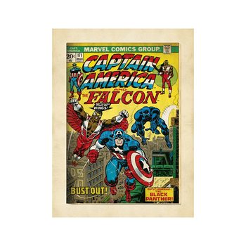 Marvel Comics - Captain America Festmény reprodukció