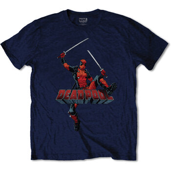 Póló Marvel - Deadpool Logo Jump