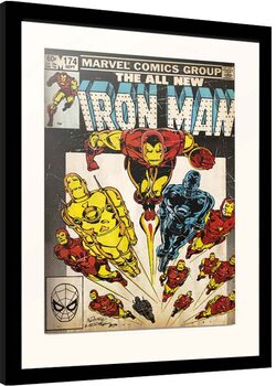 Indrammet plakat Marvel - Iron Man