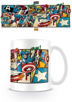 чаша Marvel Retro - Captain America Panels
