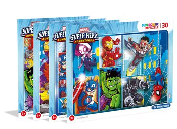 Puzzle Marvel - Super Hero -  Set 4 ks