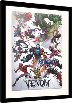 Indrammet plakat Marvel - We Are Venom