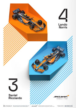 Umělecký tisk Mclaren Formula 1 Team - Season - 2022