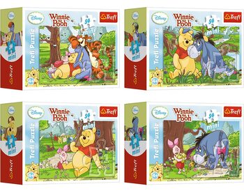 Puzzle Medvídek Pú 4v1