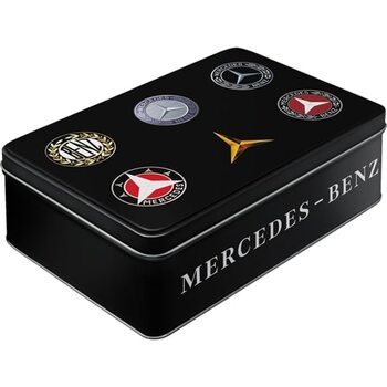 Blikkboks Mercedes-Benz - Logo Evolution