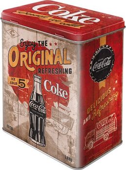 Caja de hojalata Original Coke
