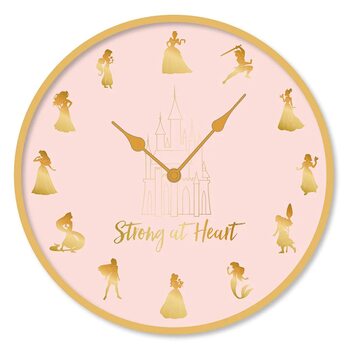 Clock Disney Princess - Strong at Heart