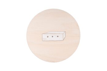 Décoration murale en bois The Little Prince - Box with a Lamb