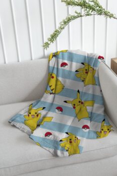 Frazada Pokemon - Pikachu
