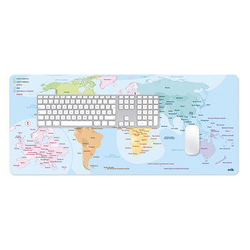 Gamer Szőnyeg az asztalon - World Map 2
