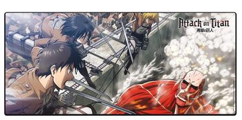 Herní podložka pod myš Attack on Titan - Eren vs Colossal Titan