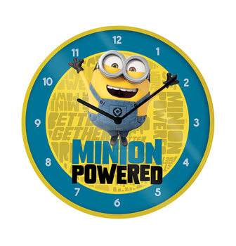 Hodiny Clock Minions (Despicable Me): The Rise of Gru - Minion Powered
