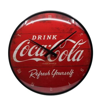 Hodiny Coca-Cola - Logo Red
