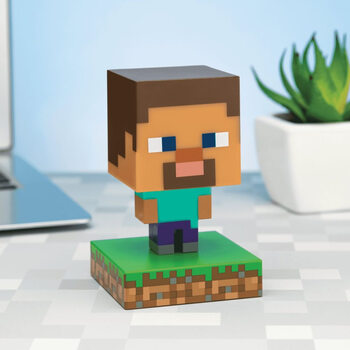 Statuetta che si illumina Minecraft - Steve