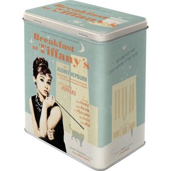 Plechová dóza Breakfast At Tiffany's - Blue