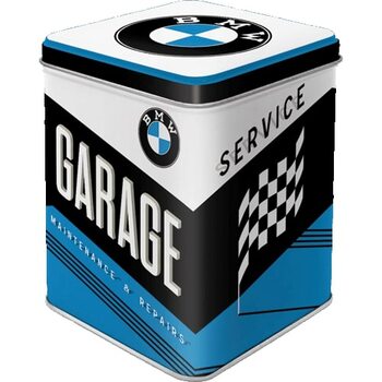 Plechová škatuľa BMW - Garage