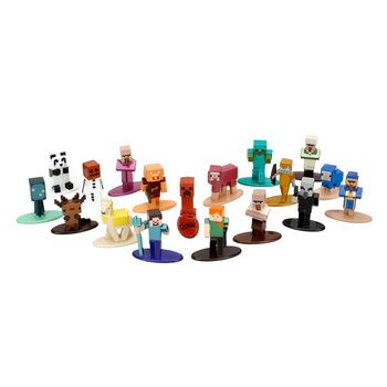 Sada figurek Minecraft - Nano Metalfigs 18 ks