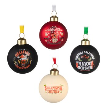 Set de adornos navideños Stranger Things