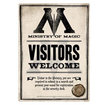 Μεταλλική πινακίδα Harry Potter - Ministry Of Magic