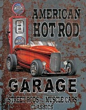 Μεταλλική πινακίδα LEGENDS - american hot rod