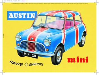Metal sign MINI GB