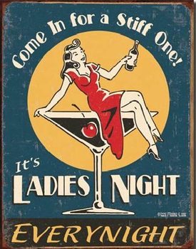 Μεταλλική πινακίδα MOORE - Ladies Night