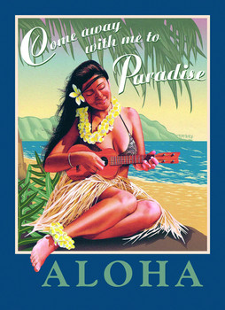 Metallskylt ALOHA